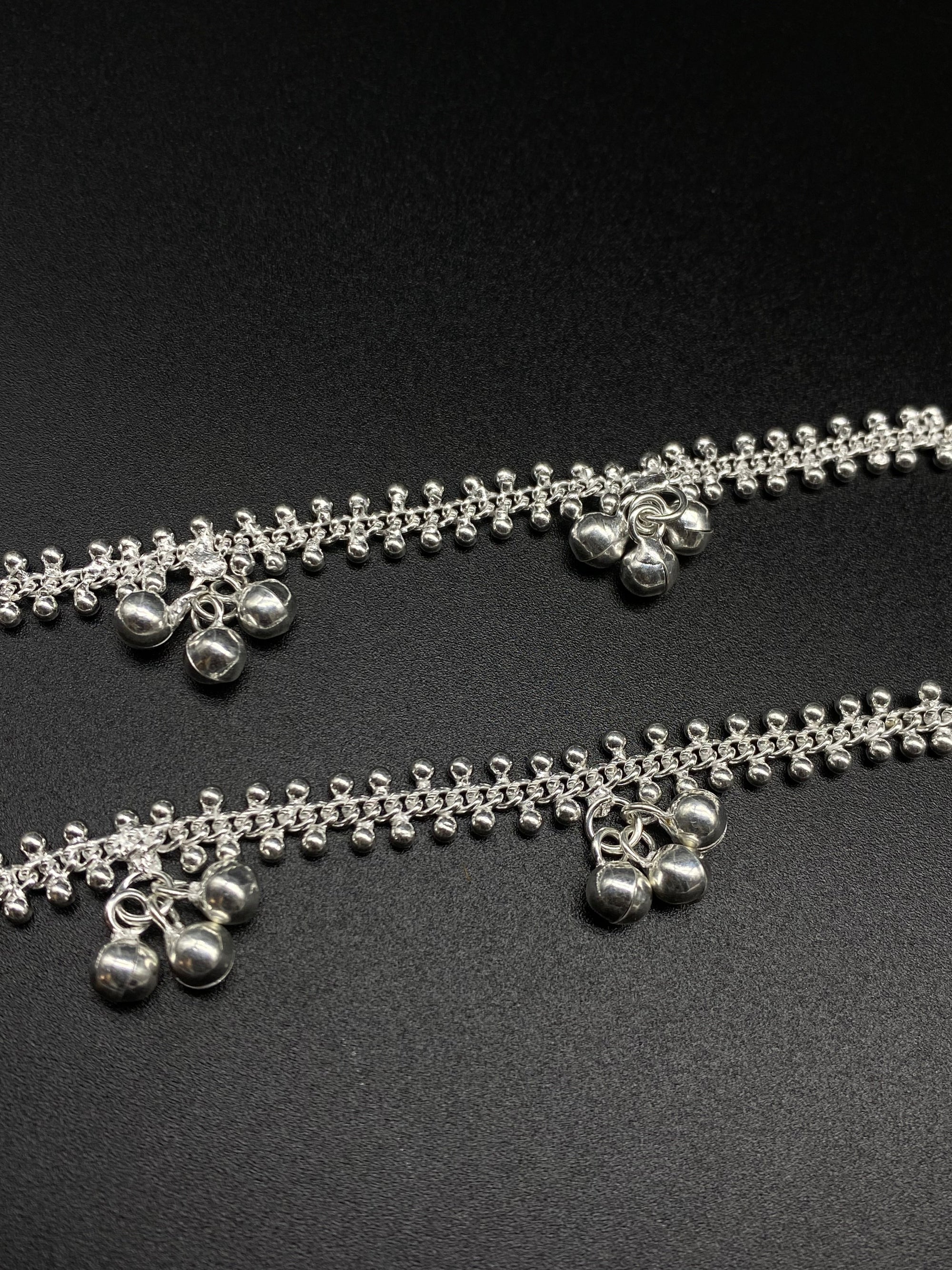 Silver Baby Anklet 37