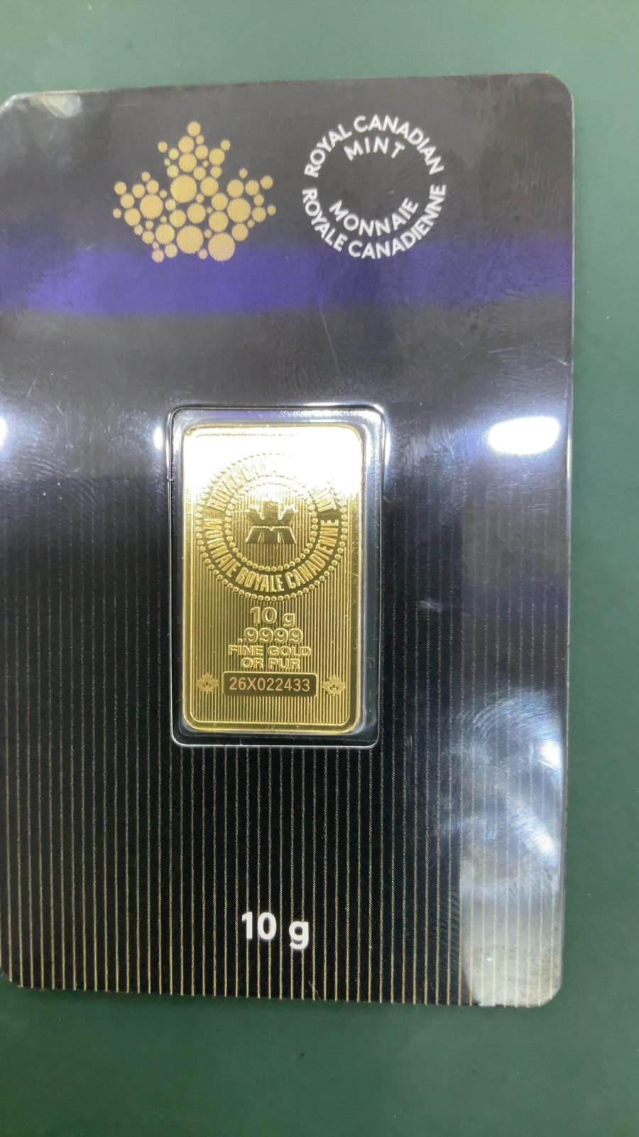 24K 10g Bar RCM 26X022433