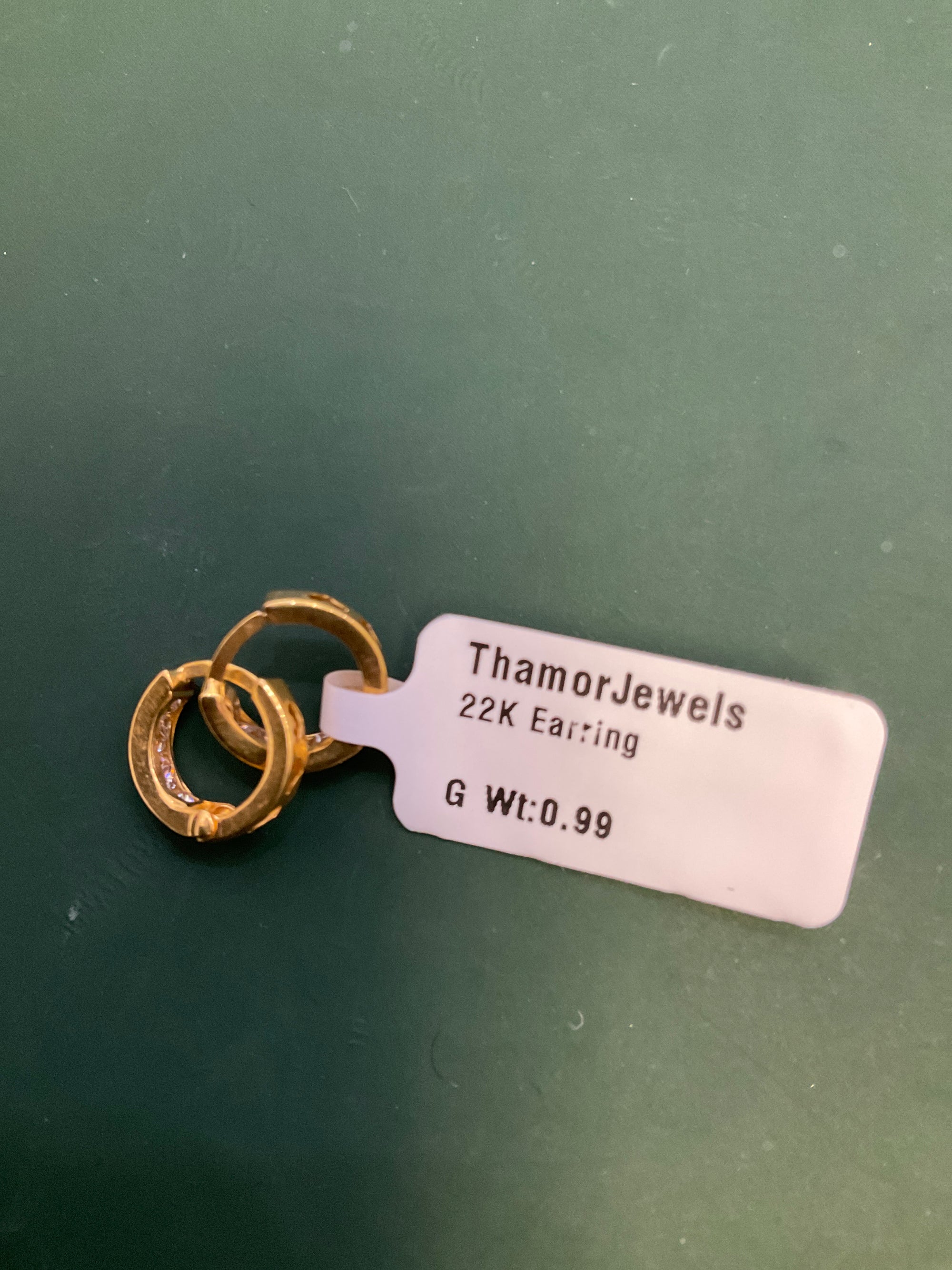 22K Earring 0509609