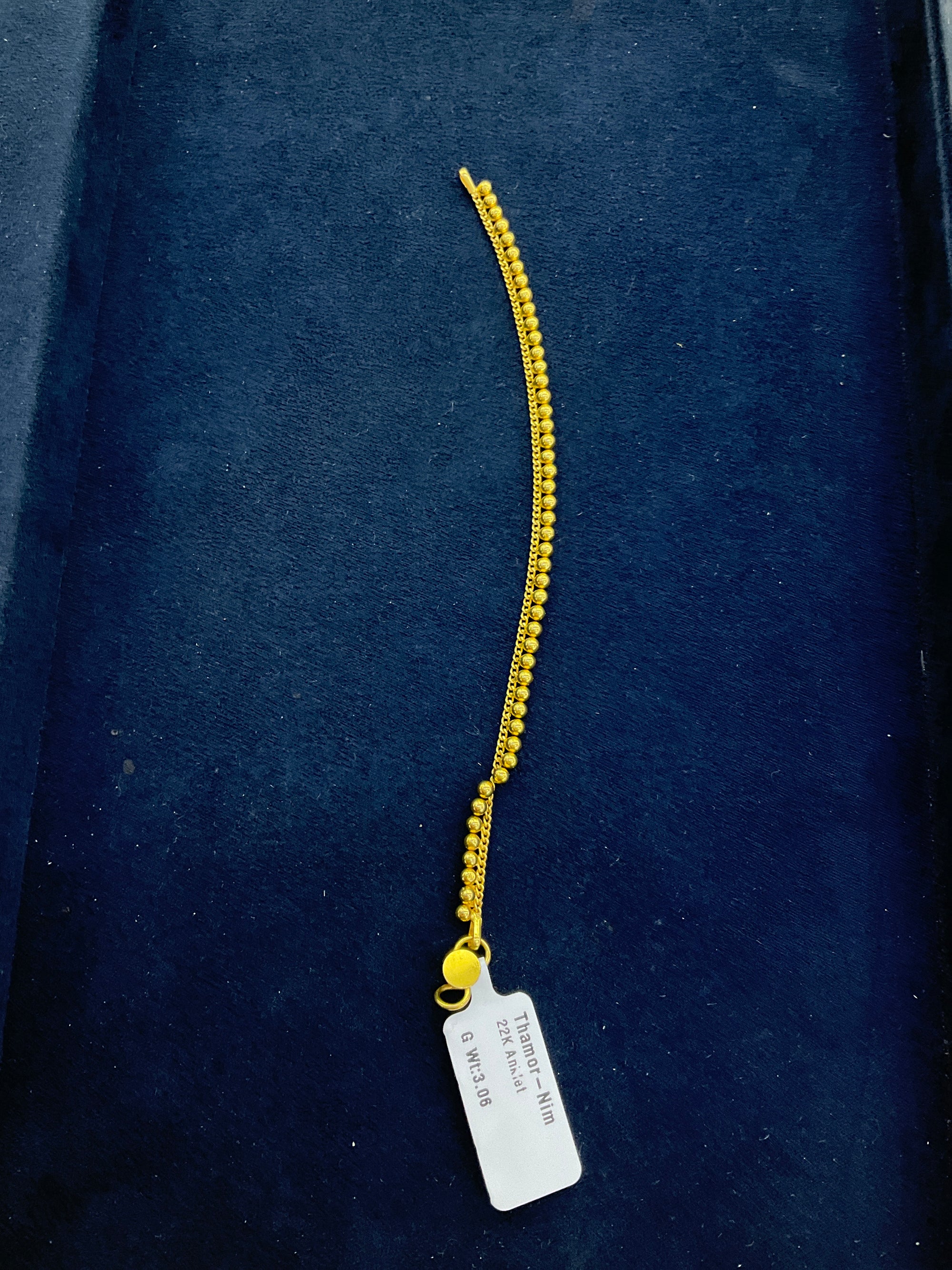 22K Anklet 2605416