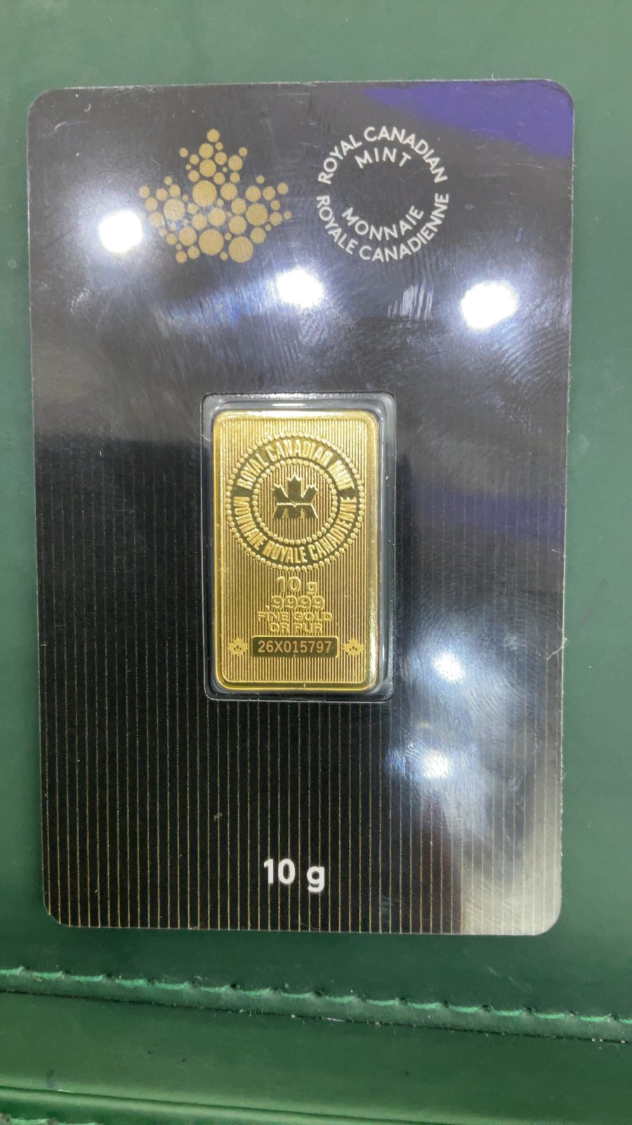 24K 10g Bar RCM 26X015797