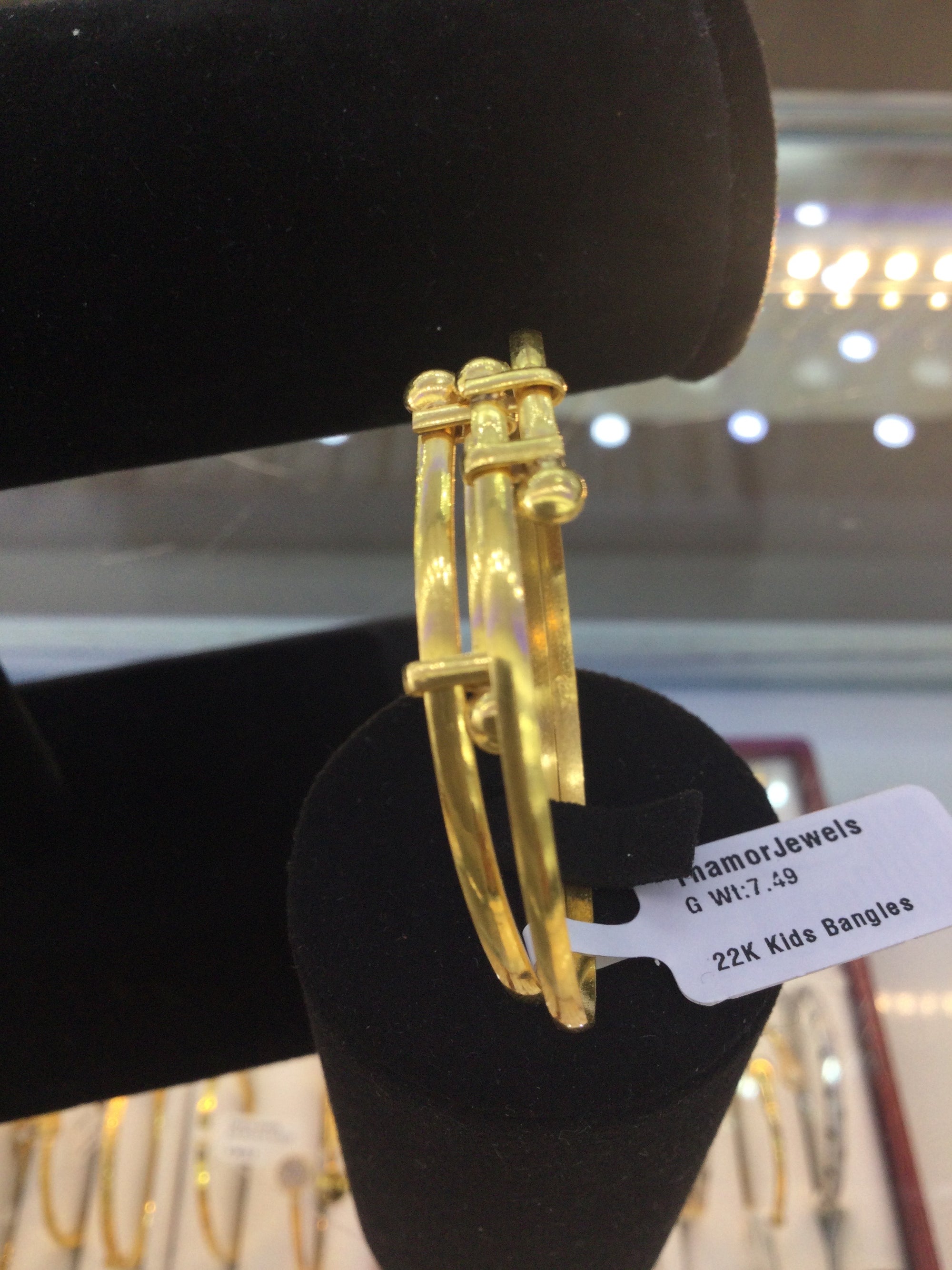 22K Kids Bangles 2201165