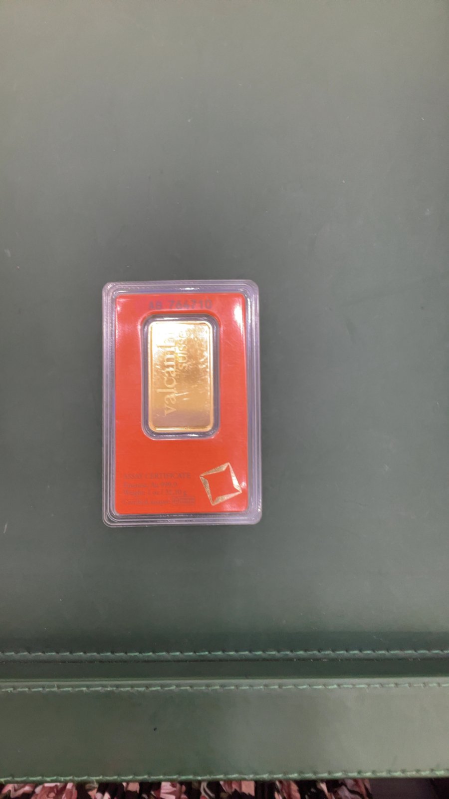 24K Oz Bar Valcambi AB764710