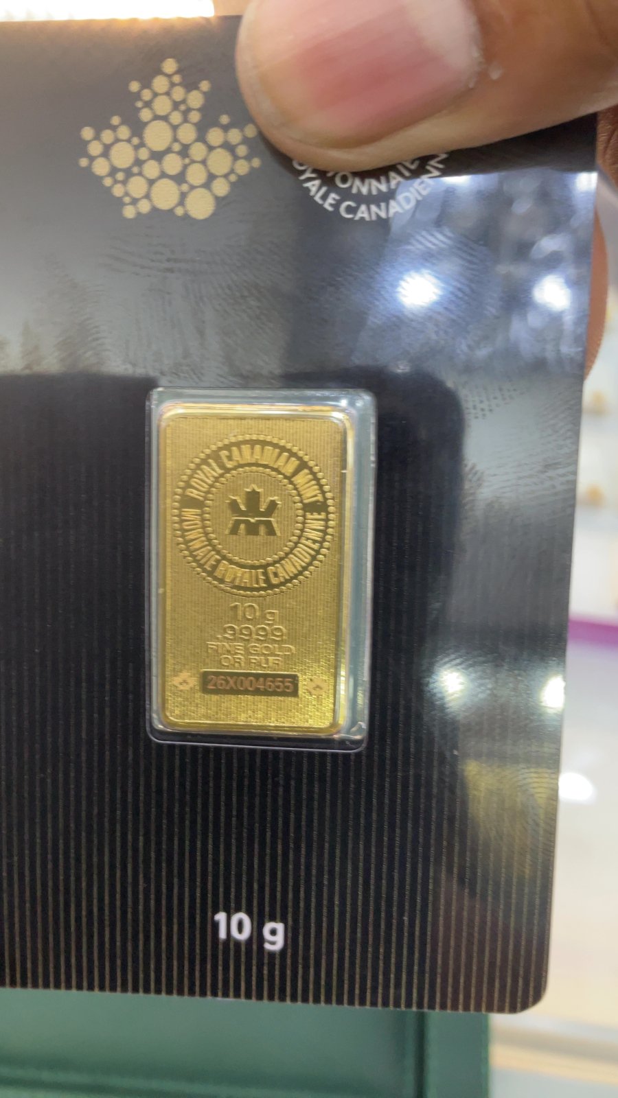 24K 10g Bar RCM 26X004655