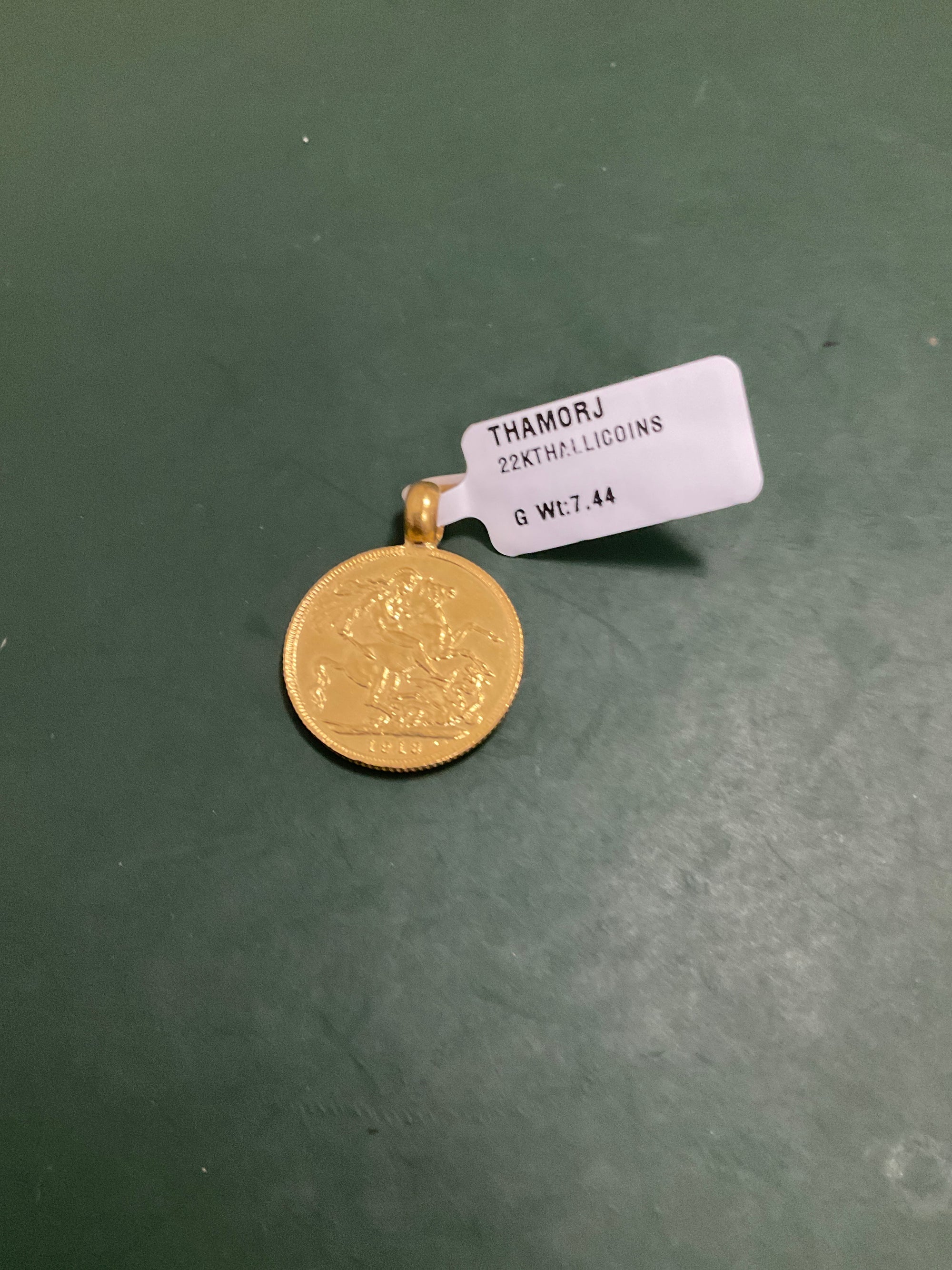 22K Thalli Coin 1407224