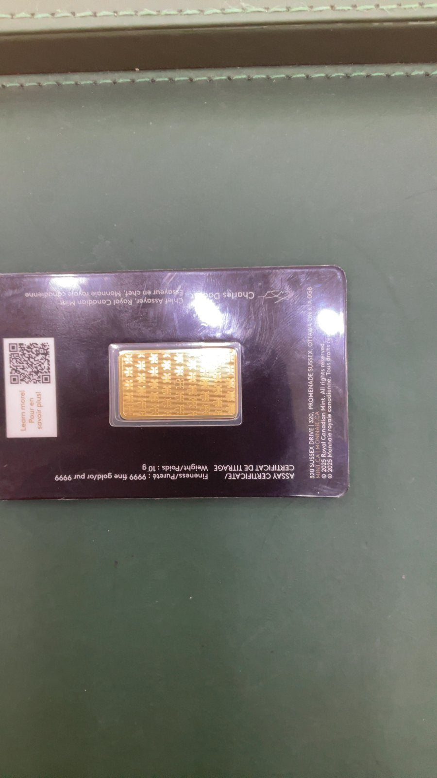 24K 10g Bar RCM 26X014258
