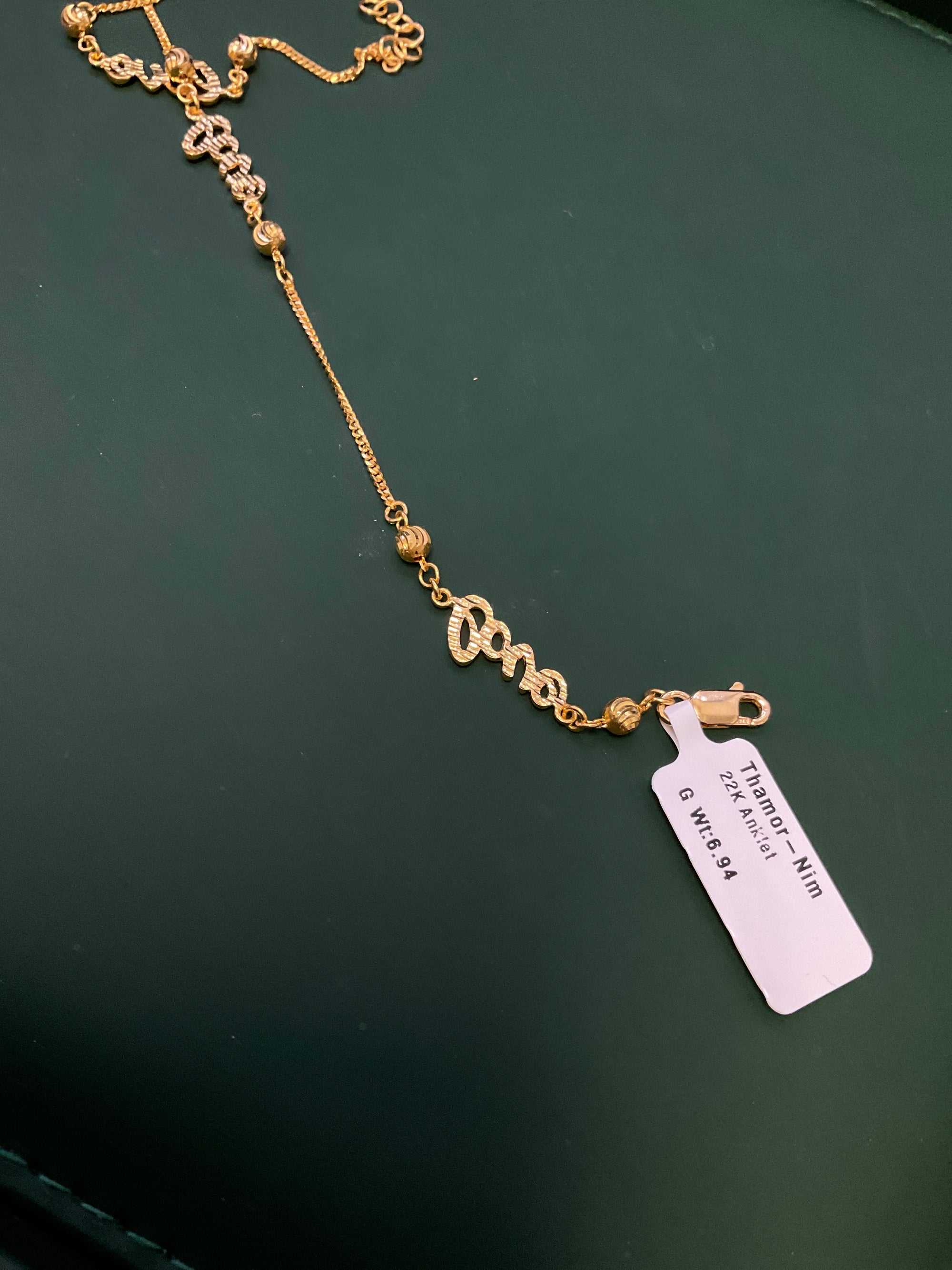 22K Anklet 2605450