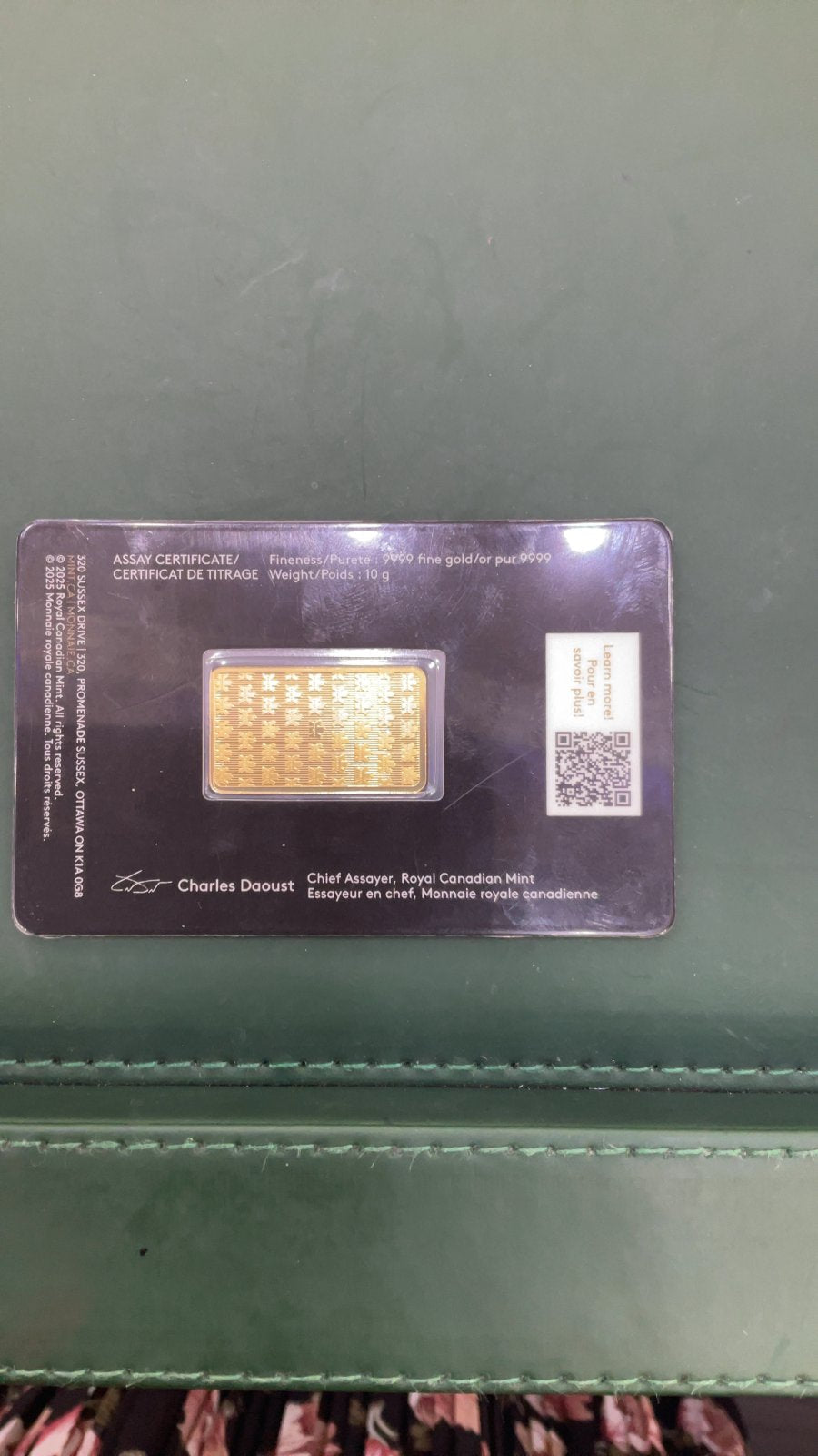 24K 10g Bar RCM 26X015797