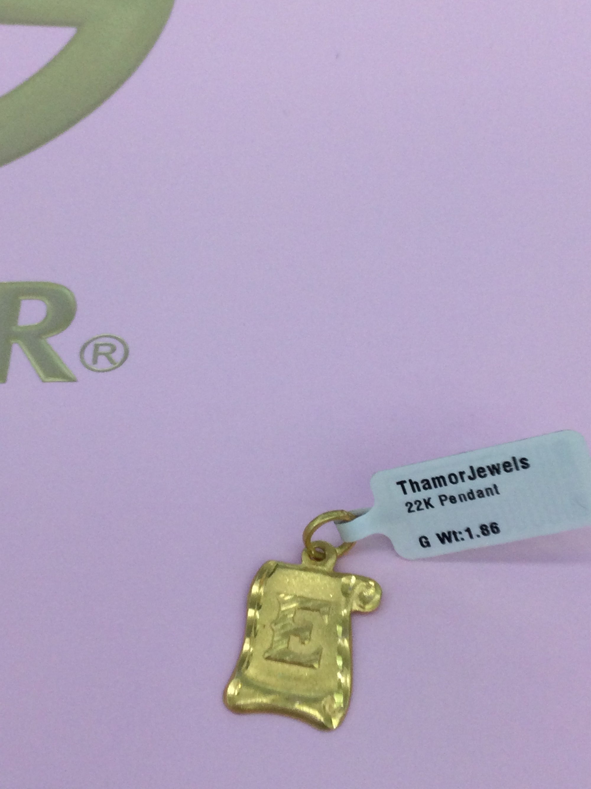 22K Pendant 2402710