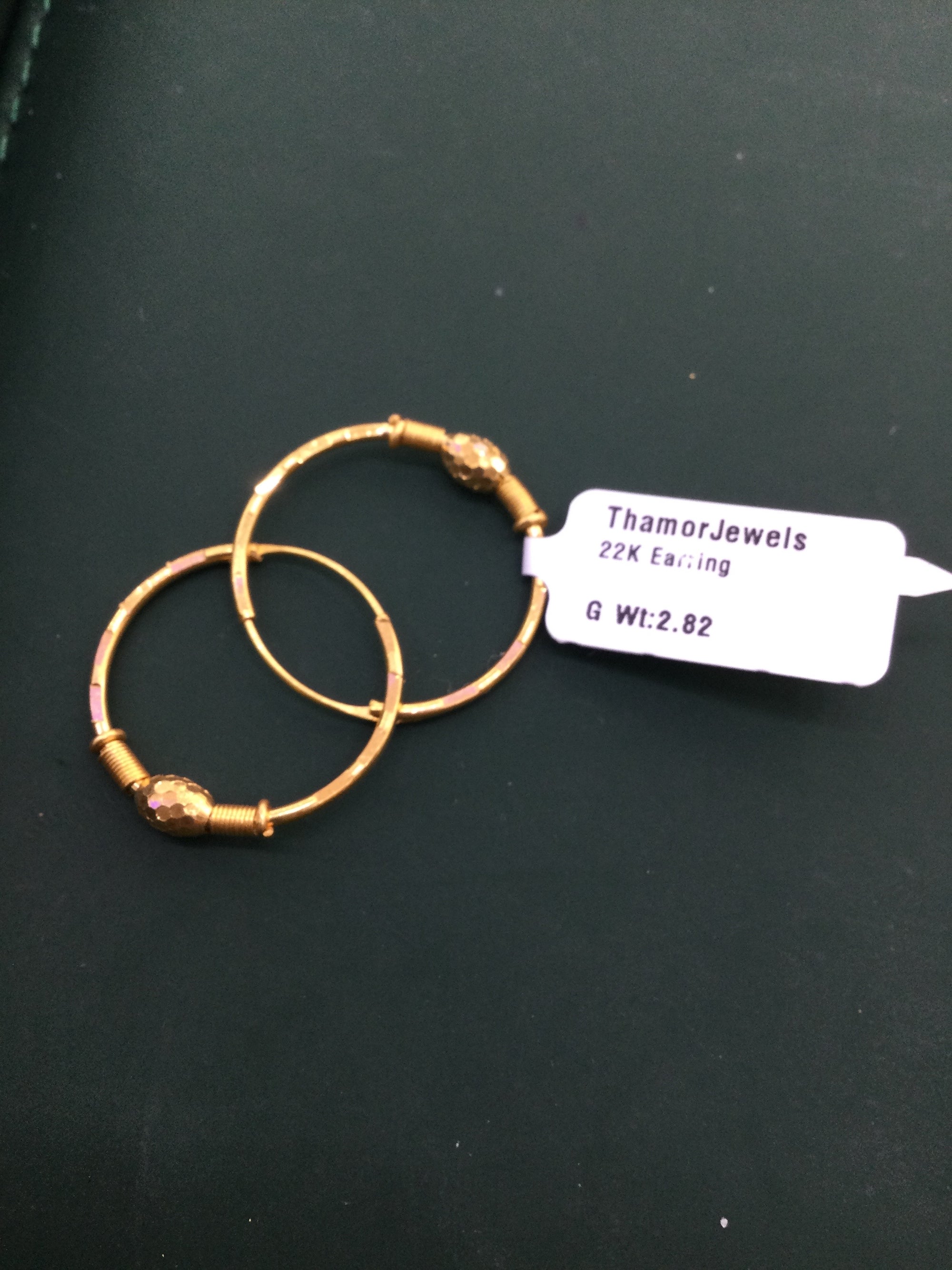 22K Earring 0509625