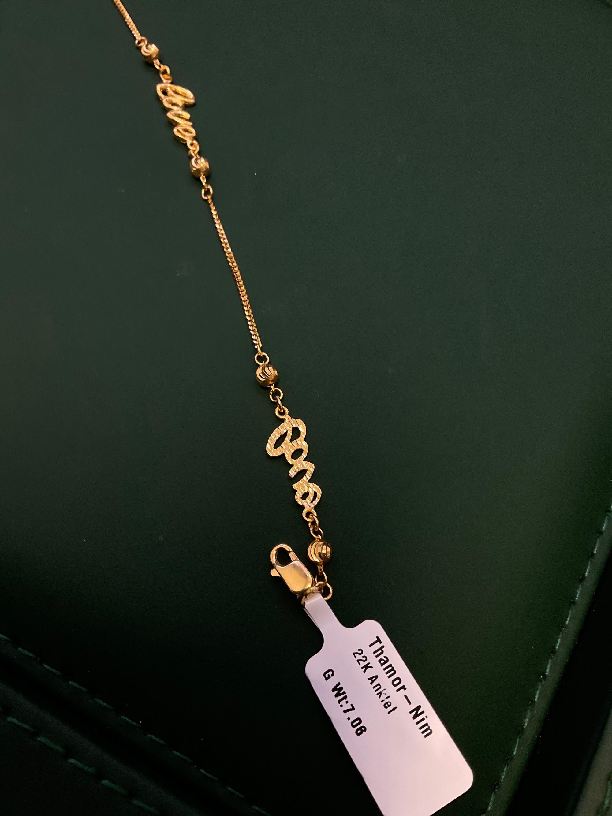 22K Anklet 2605451