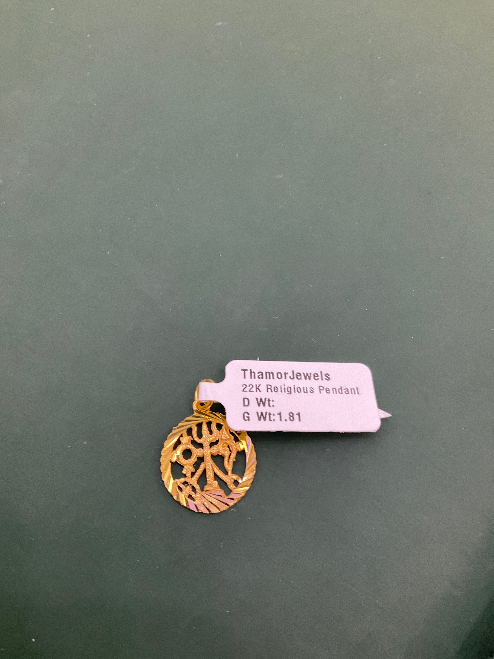 22K Pendant 2612325