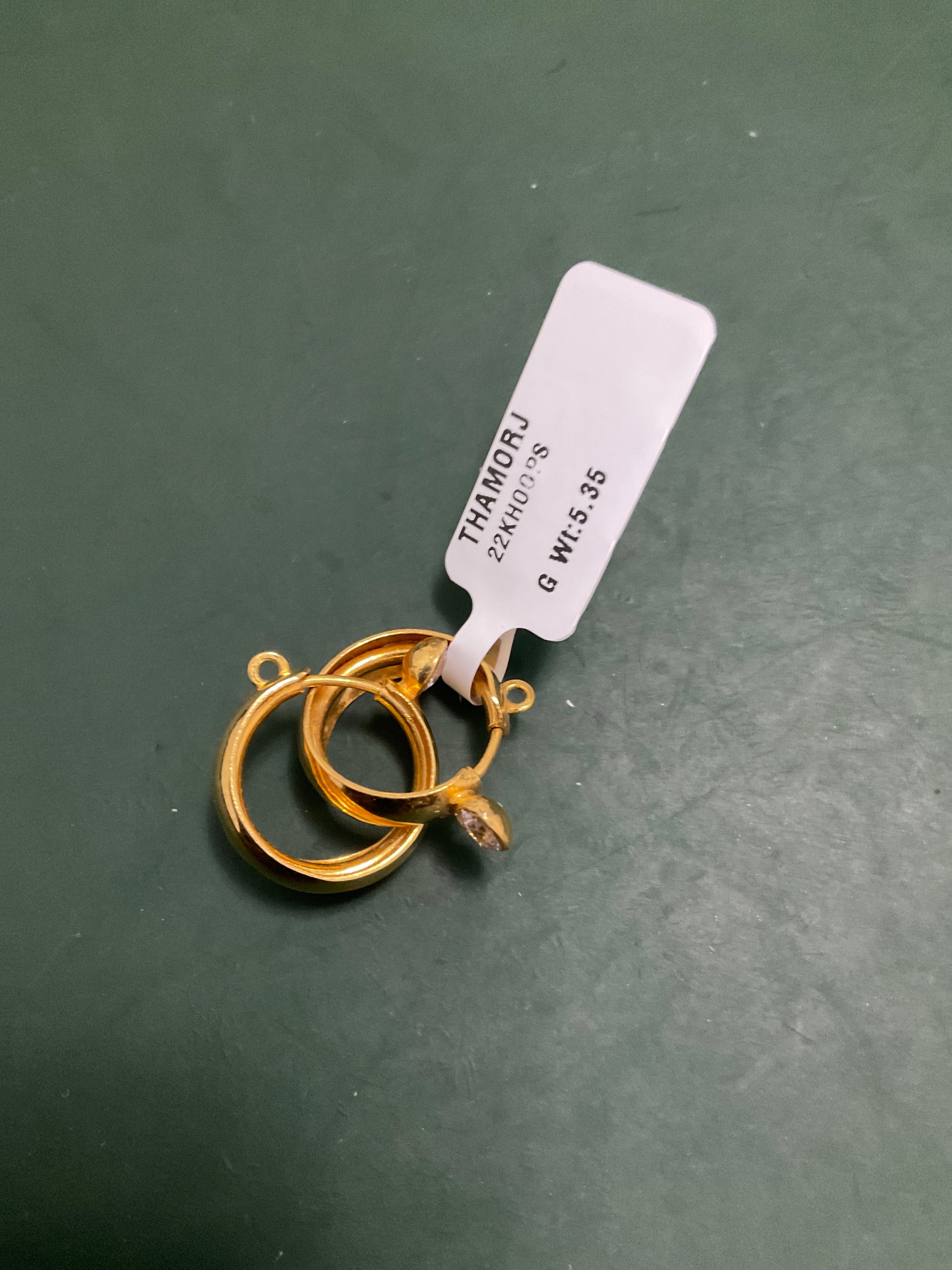 22K Hoop Earring 1407208