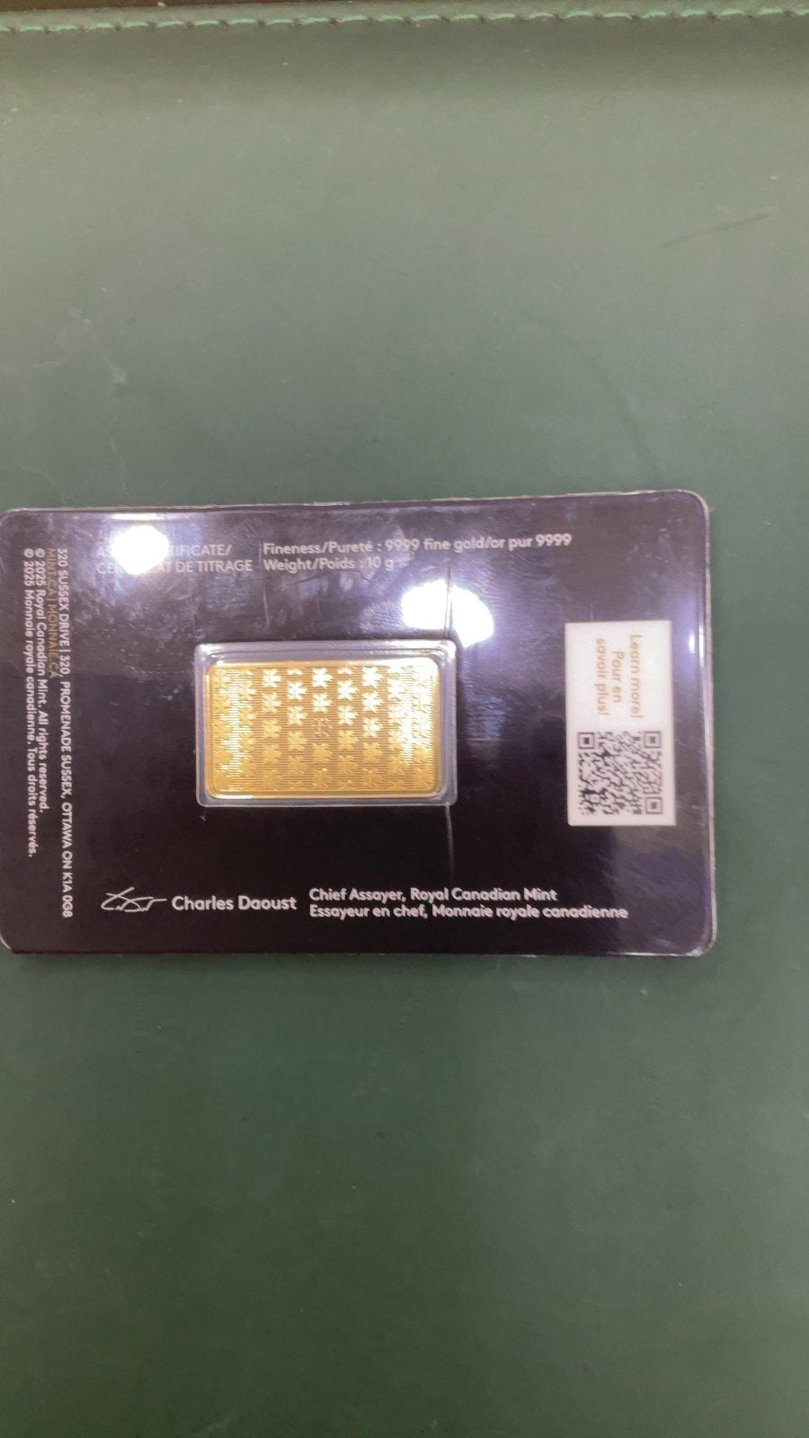 24K 10g Bar RCM 26X022433