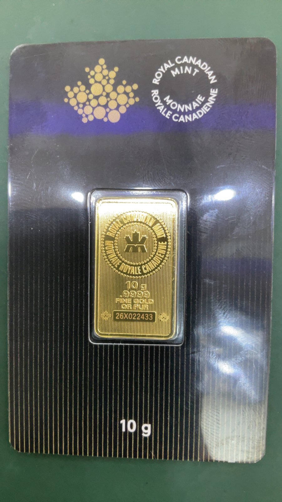 24K 10g Bar RCM 26X022433