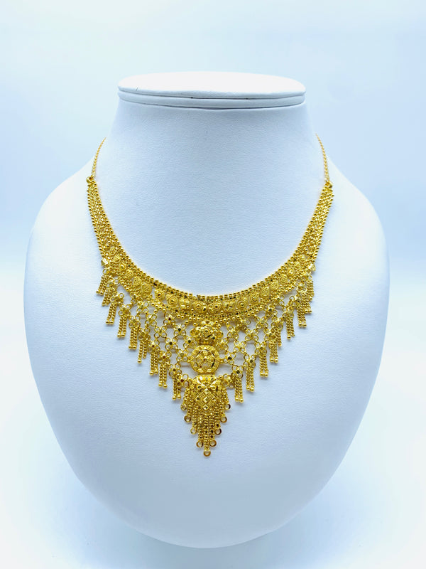 Heavy traditional gold necklaces by Thamor Jewels