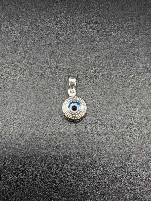 Silver evil eye delicate pendant in Mississauga