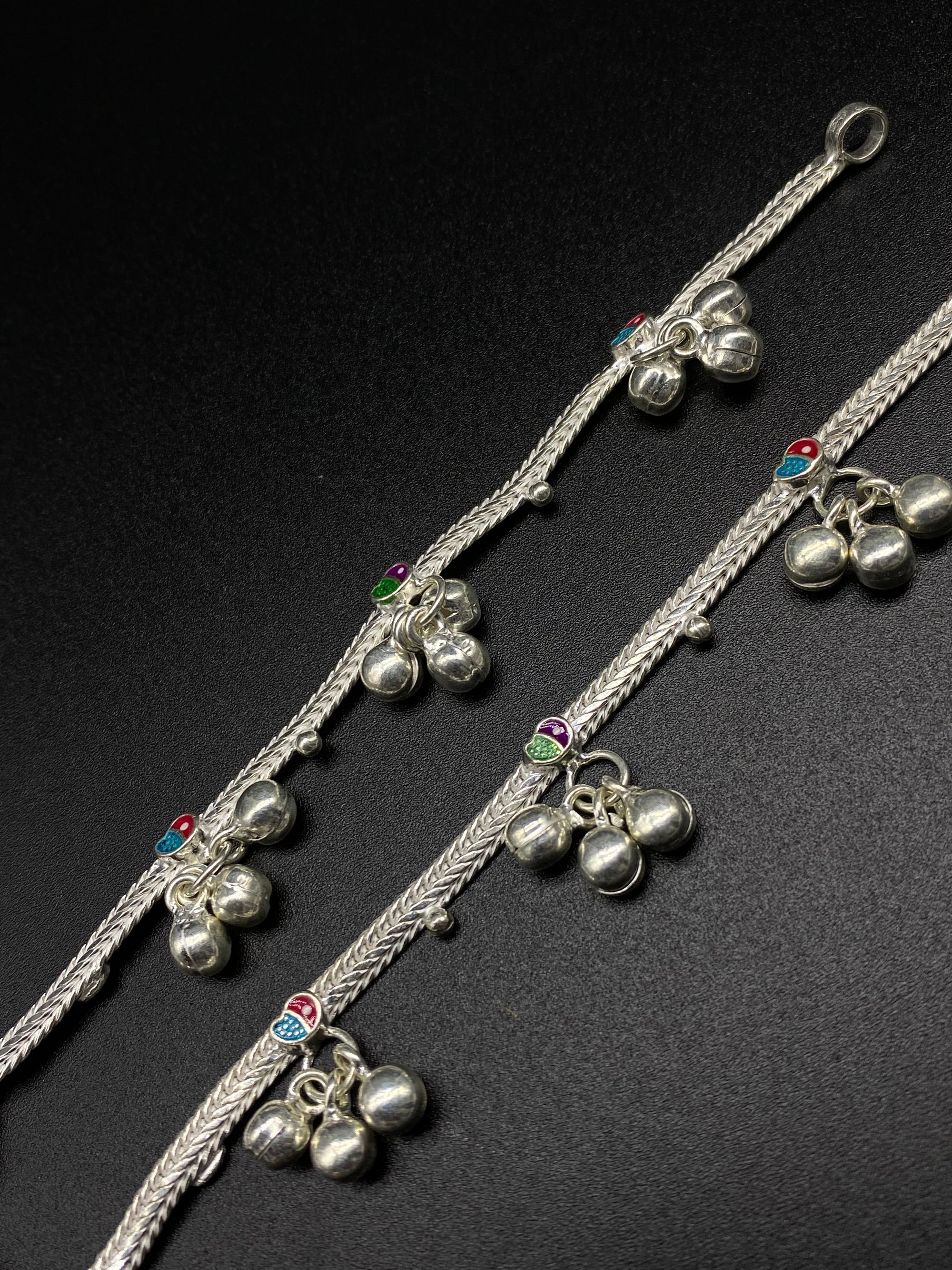 Silver Baby Anklet 43