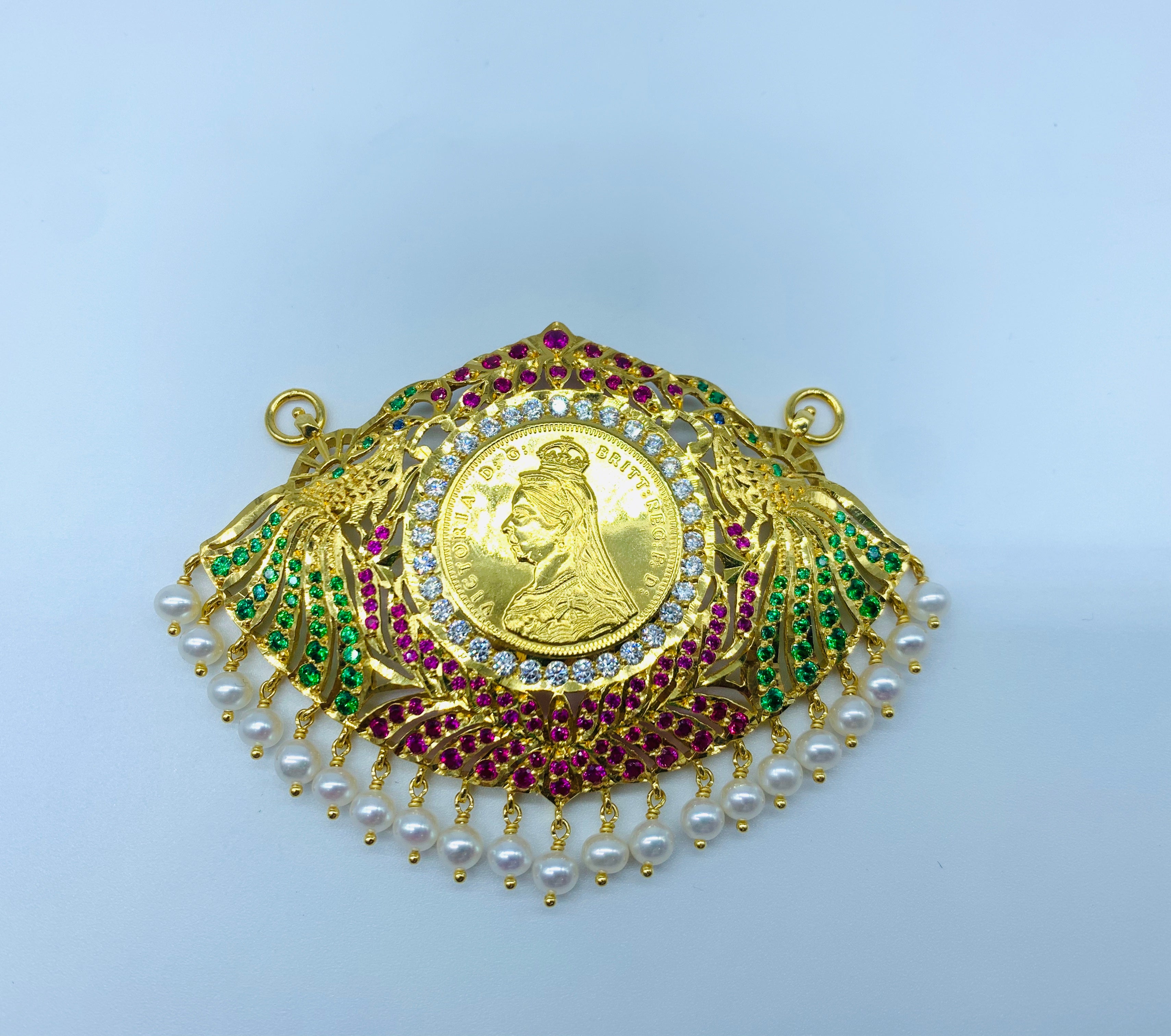 Traditional pathakam deals necklace